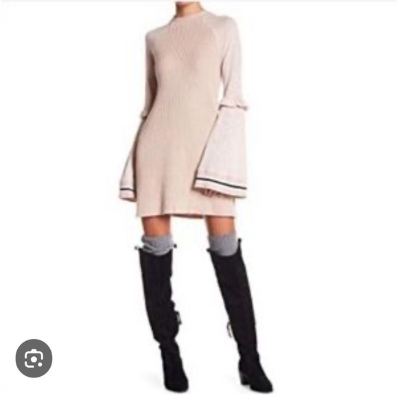 Free People Zou Bisou Knit Sweater Dress - Picture 16 of 16